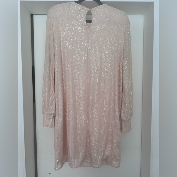 NWOT - Cream mini sequin dress - medium - Picture 3 of 6